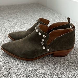 Olive Green Rebecca Minkoff Bootie